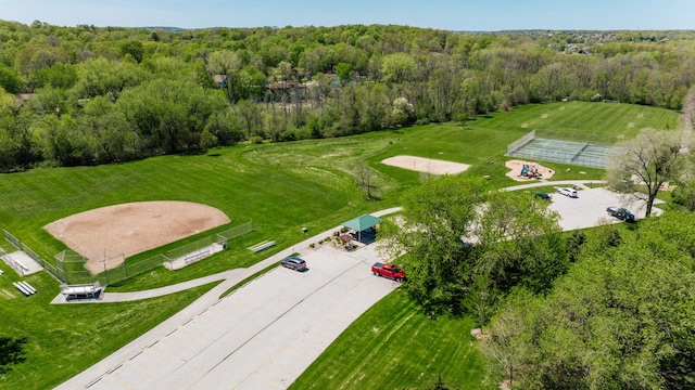 view of drone / aerial view