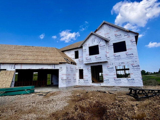 view of property in mid-construction