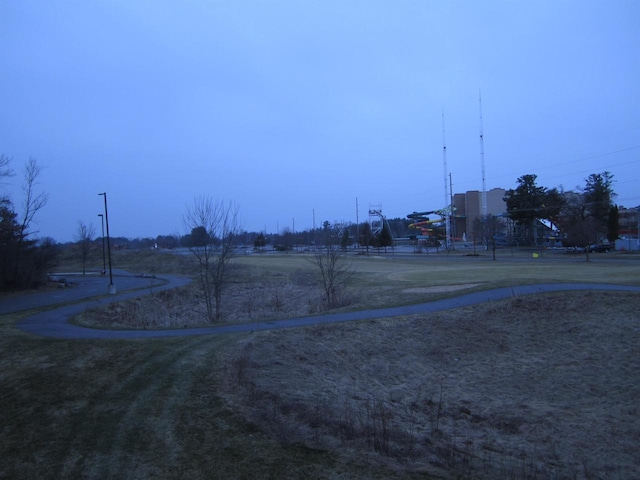 view of road