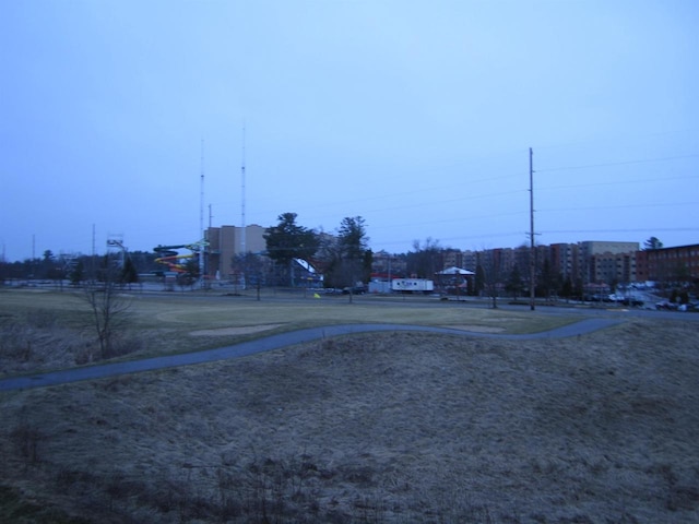 view of road