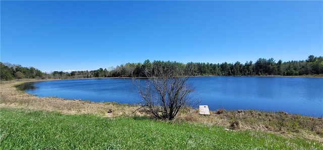 view of water view