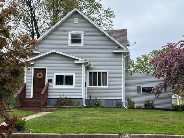 exterior space featuring a yard