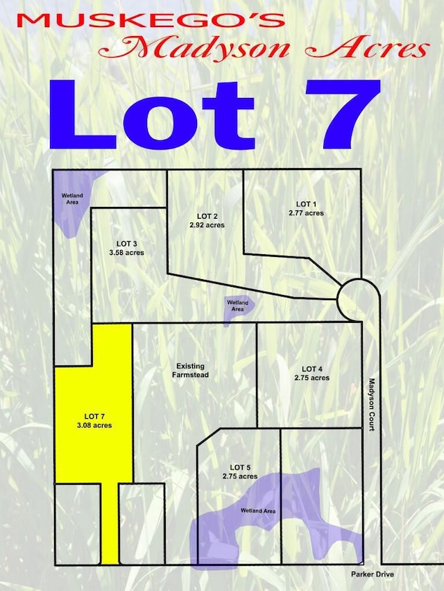 LT1 Parker Dr Unit 12378Lt7Madyso, Muskego WI, 53150 land for sale