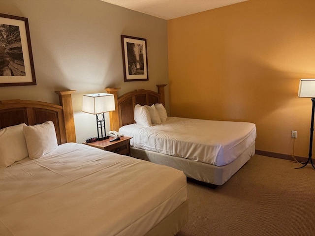 bedroom featuring carpet floors