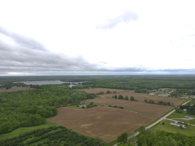 bird's eye view featuring a rural view