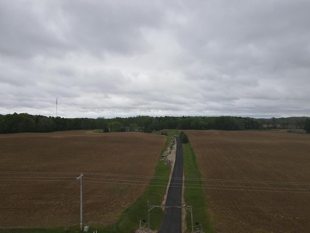 exterior space featuring a rural view