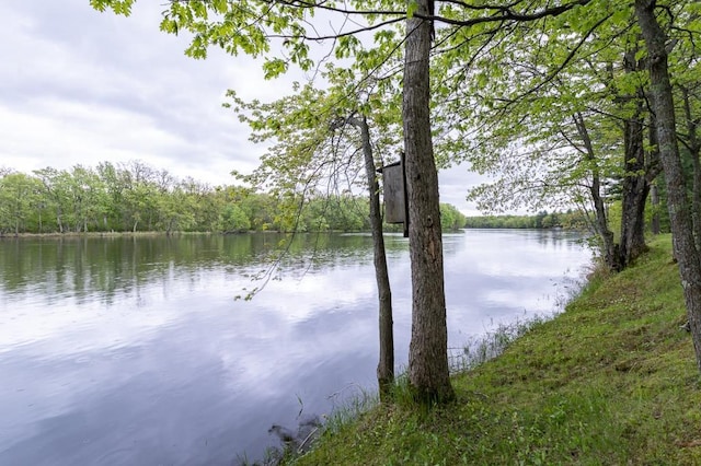 view of water feature