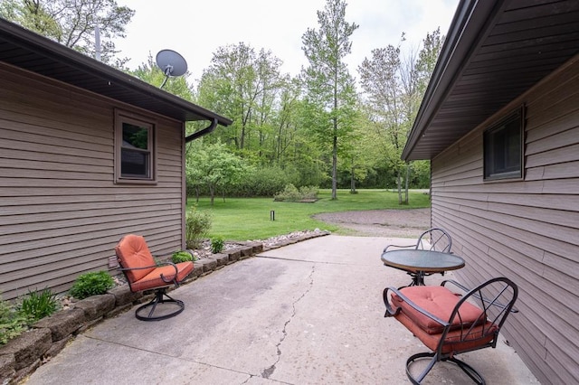 view of patio