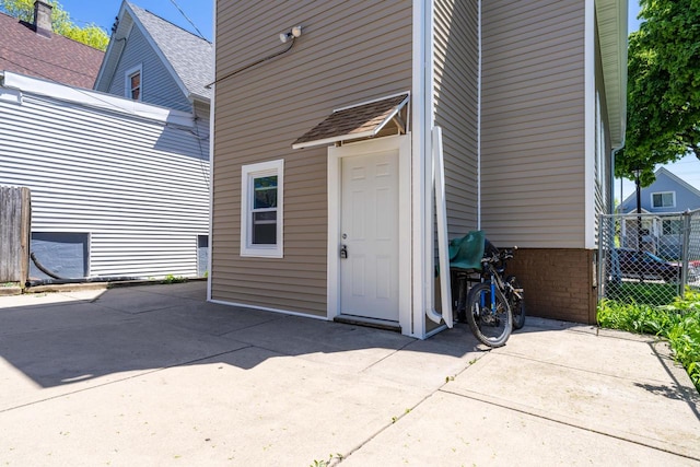 back of house with a patio area