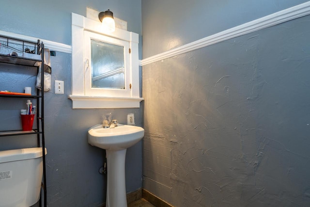 bathroom with toilet