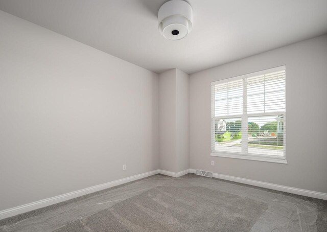 carpeted spare room with plenty of natural light