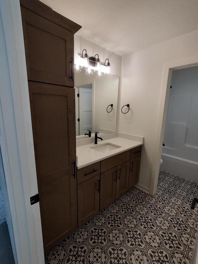 485 Chapman Farm Blvd, Mukwonago, WI 53149 - bathroom with vanity, toilet, and baseboards