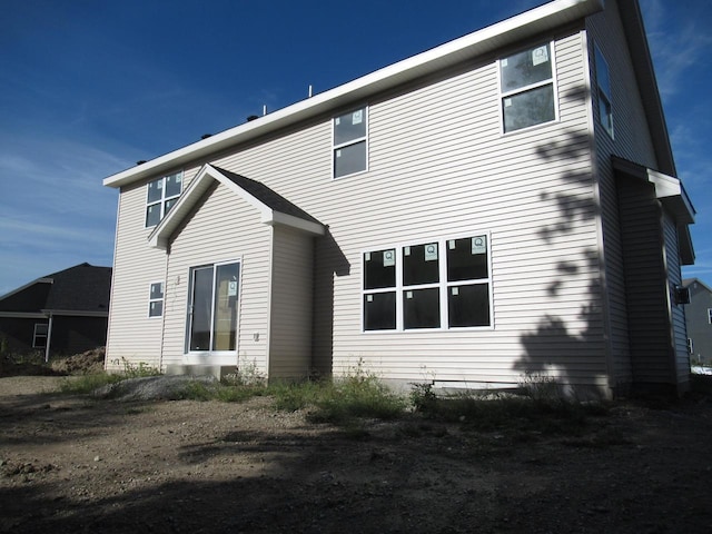 view of rear view of property