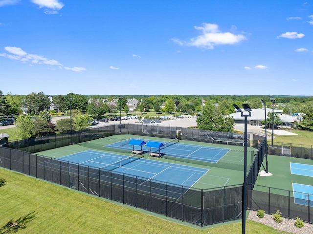 view of sport court