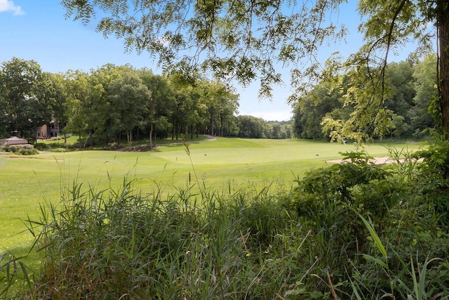 surrounding community featuring a lawn