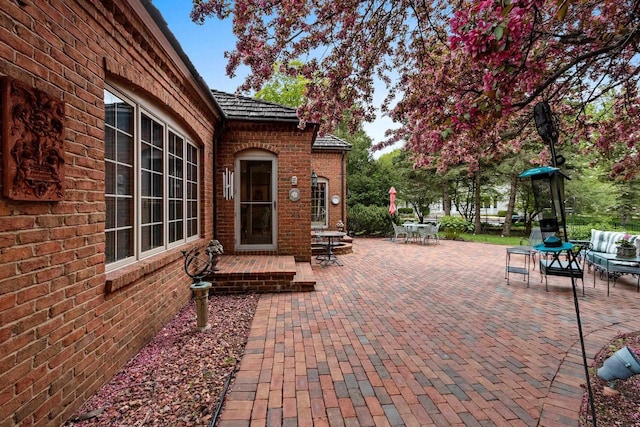 view of patio / terrace featuring outdoor lounge area