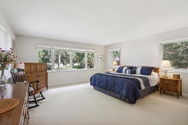 bedroom featuring carpet flooring