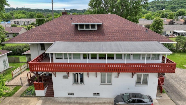 view of back of property