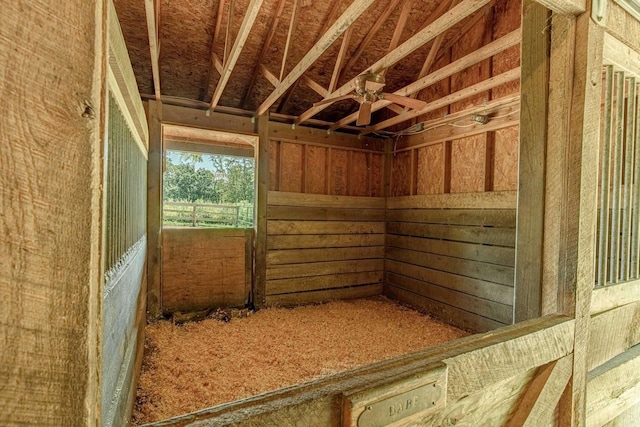 view of horse barn