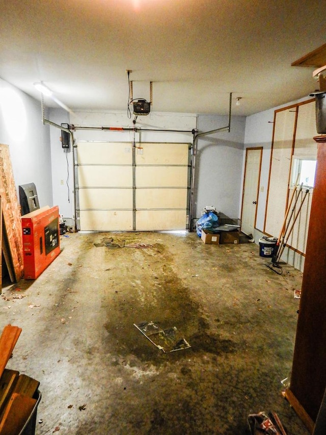 441 Washington St, Oconto, WI 54153 - garage featuring a garage door opener