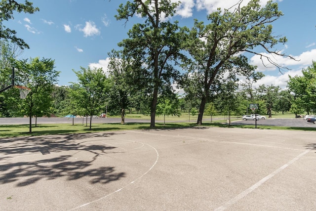 view of sport court