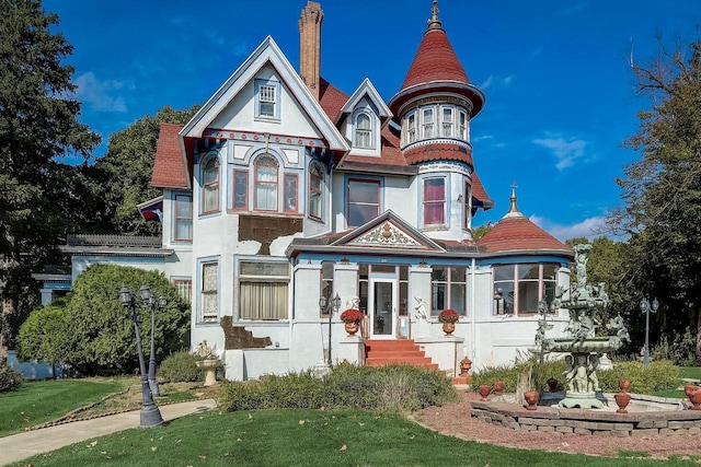 view of victorian home