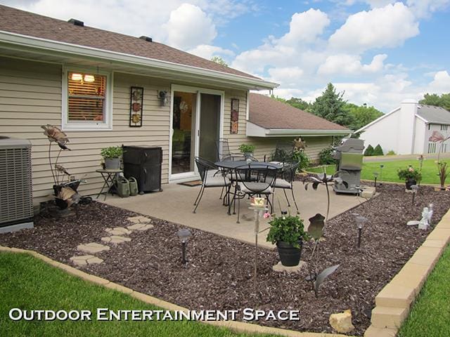 view of patio / terrace with cooling unit