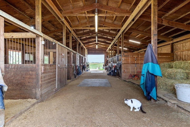 view of stable