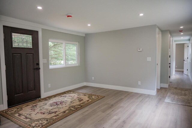 N9351 Juneau Ln, Necedah, WI 54646 - entrance foyer with light hardwood / wood-style floors