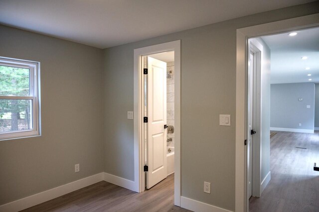N9351 Juneau Ln, Necedah, WI 54646 - hallway featuring light hardwood / wood-style floors