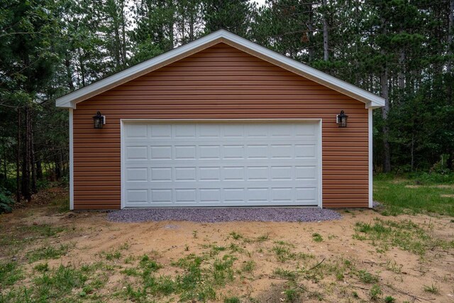 N9351 Juneau Ln, Necedah, WI 54646 - view of garage
