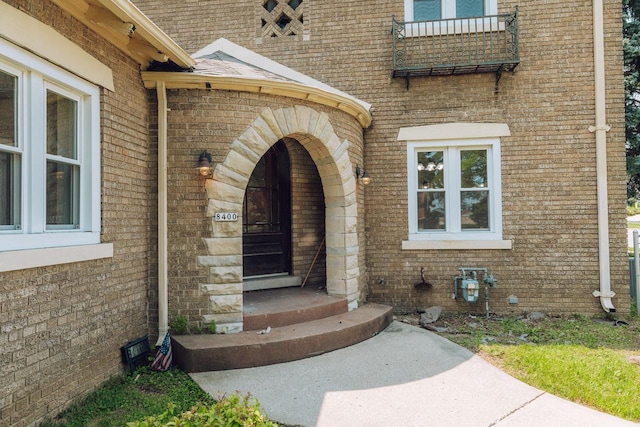 view of entrance to property