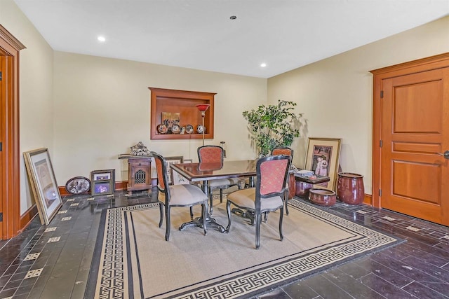 view of dining room