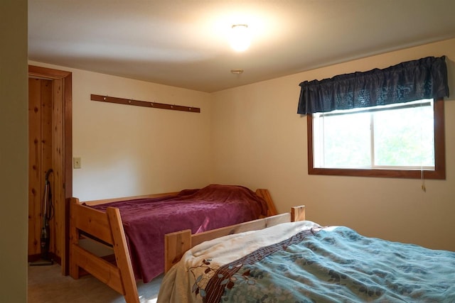 bedroom featuring carpet floors