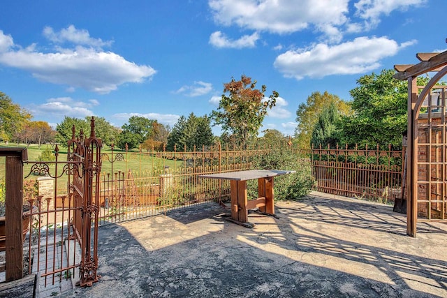 view of patio