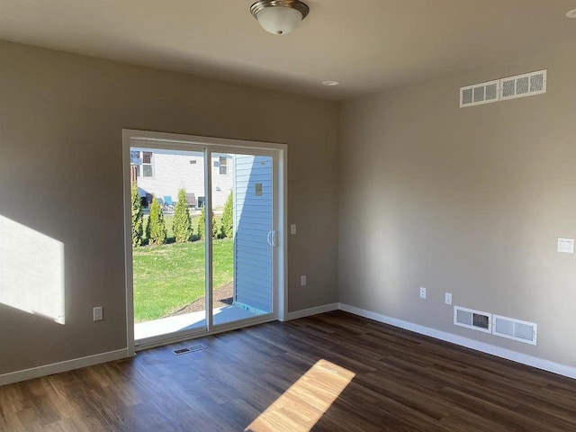 entryway featuring dark hardwood / wood-style floors