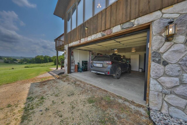 view of car parking featuring a carport