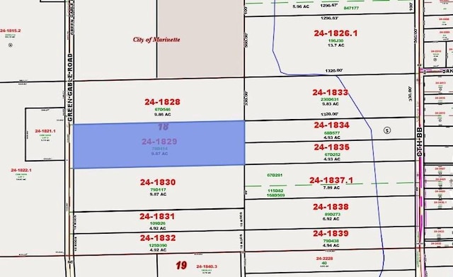 Listing photo 2 for Green Gable Rd, Marinette WI 54143