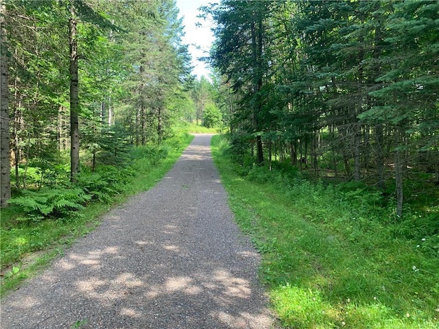 view of road