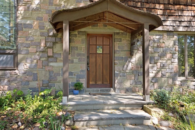 view of entrance to property