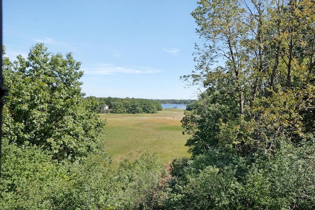 view of nature featuring a water view