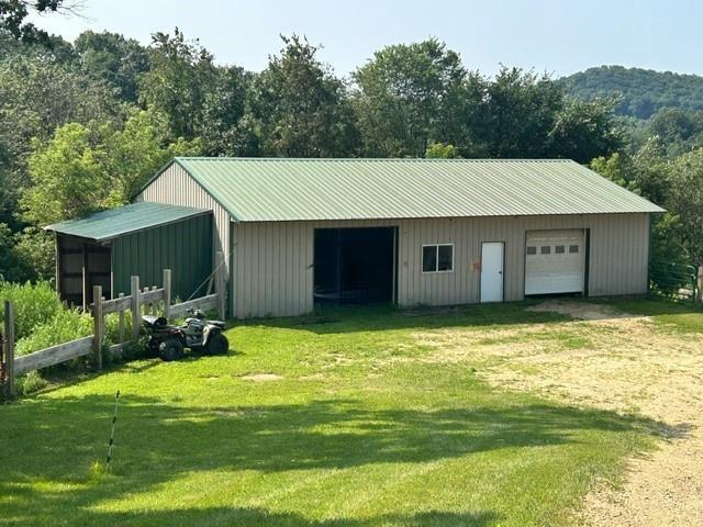 exterior space with a lawn