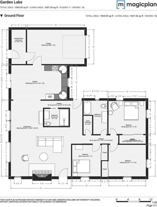 23855 Garden Lake Rd, Cable, WI 54821 - home floor plan