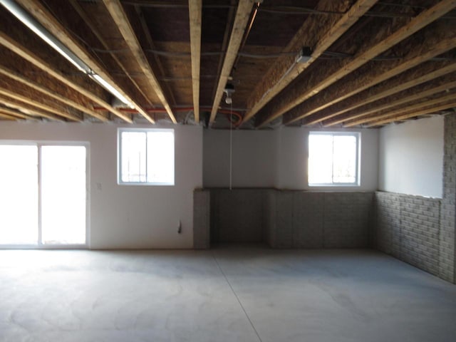 1790 Arbor Vista Pl, West Bend, WI 53095 - basement featuring plenty of natural light