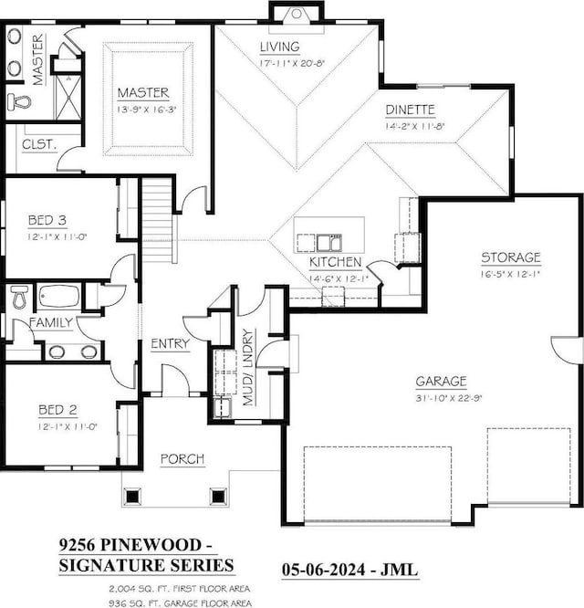 1790 Arbor Vista Pl, West Bend, WI 53095 - property floor plan