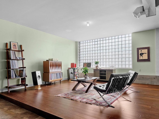 834 N Water St, Sheboygan, WI 53081 - sitting room with hardwood / wood-style flooring
