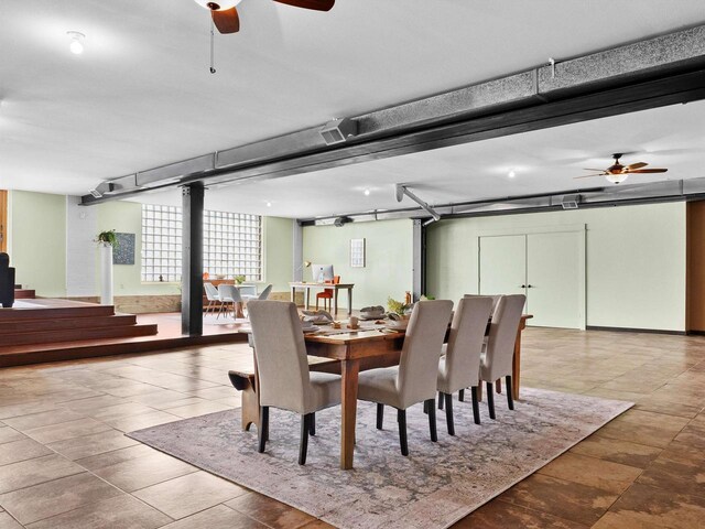 834 N Water St, Sheboygan, WI 53081 - dining area with ceiling fan