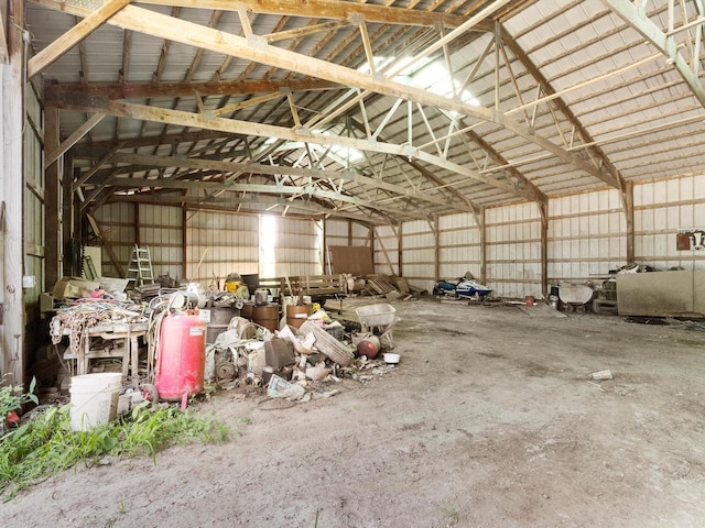 W7031 Hickory Ln, Elkhart Lake, WI 53020 - garage with metal wall