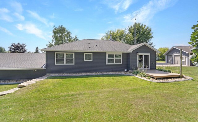 W12203 State Road 23, Ripon, WI 54971 - back of property featuring a yard