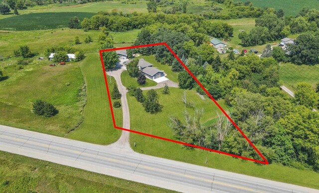 W12203 State Road 23, Ripon, WI 54971 - aerial view with a rural view